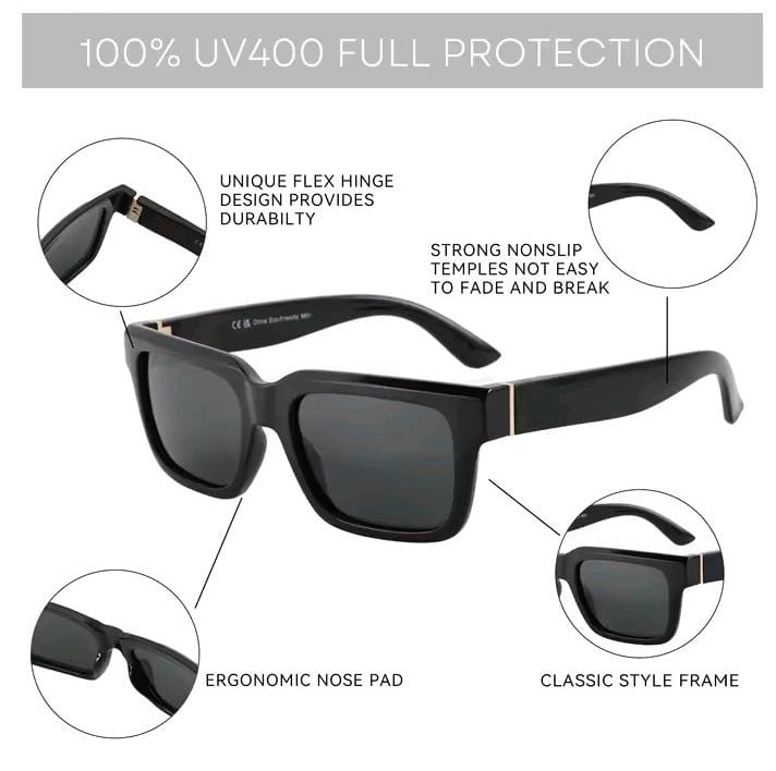 Bluemoky lunettes de soleil protection UV400