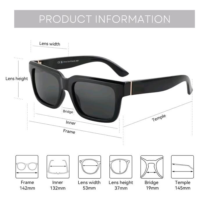 Bluemoky lunettes de soleil protection UV400